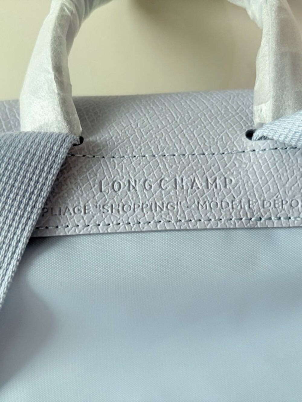 ✨ Longchamp Le Pliage Light Blue Backpack - Picture 5 of 6